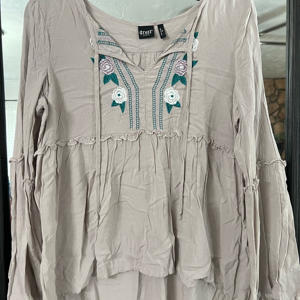 Cruel Denim blouse size small